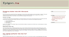 Desktop Screenshot of epigon.nu